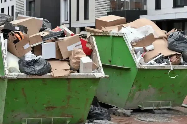 Benne déchets Échirolles